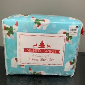 King Flannel Sheet Set